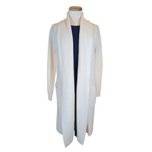 Polo Ralph Lauren Wool Cashmere Ribbed Shawl Collar Duster Cardigan Womens XL